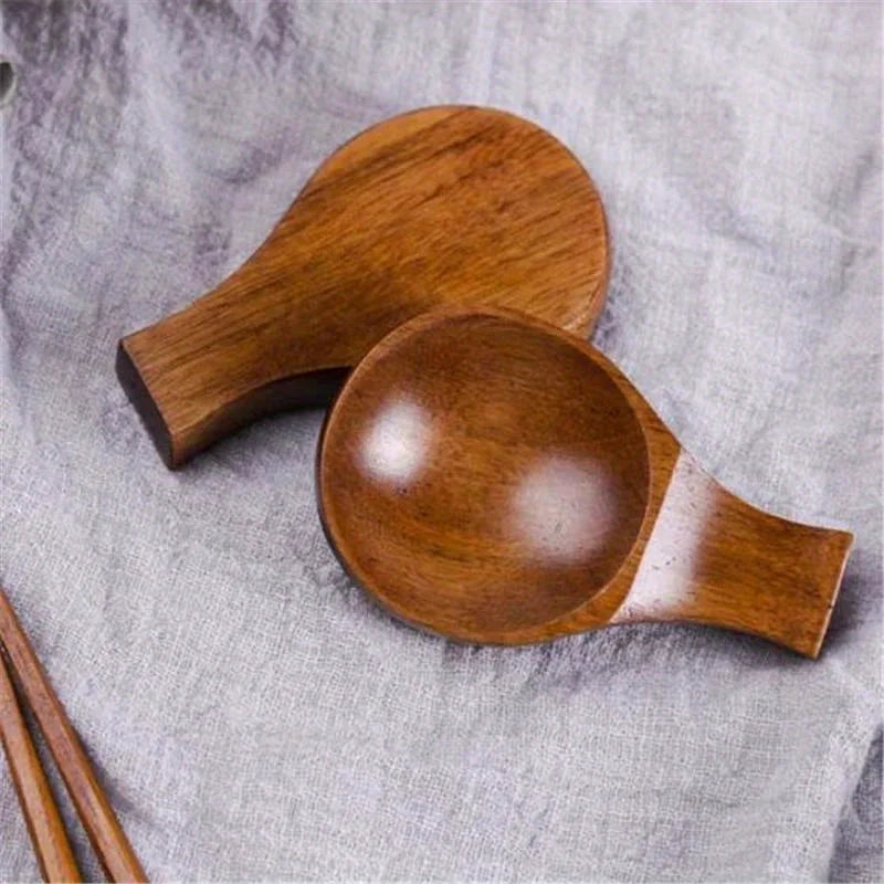 2pcs Natural Wood Chopstick Rest Holder | Japanese Minimalist Chopstick Rest Set Babs