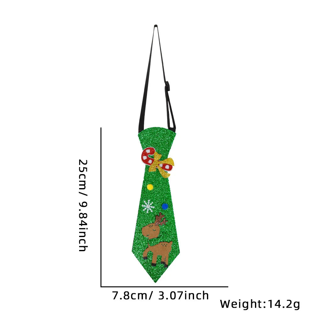 12pcs Kids Christmas Neckties – Santa & Snowman Holiday Ties Kids Holiday Neckties Babs 7