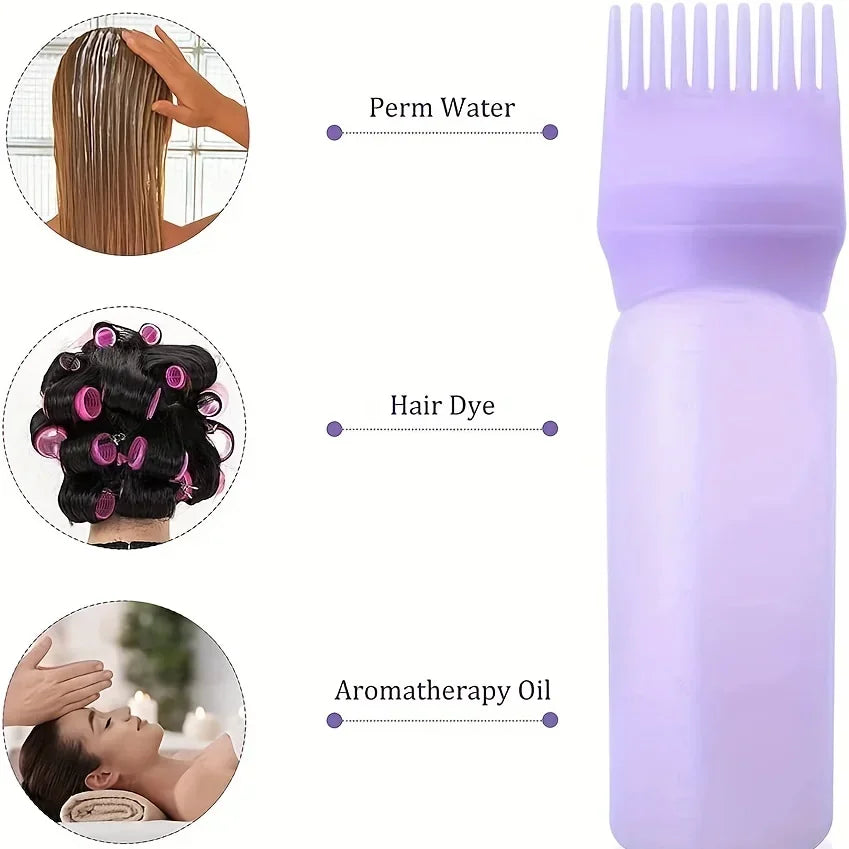 120ml Refillable Hair Dye Squeeze Bottle | Salon Applicator Hair Dye Applicator Babs