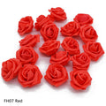 20pcs Multicolor Foam Rose Heads – Artificial Flowers for Weddings Artificial Flower Heads Babs FH07 30p