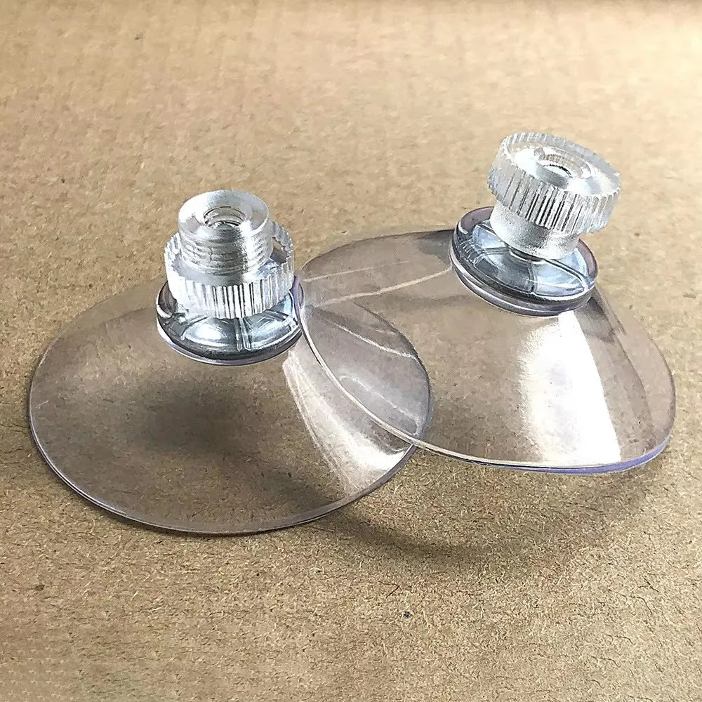5pcs Suction Cups with Screw Nut – 25 to 53mm PVC Holders Suction Cup Holders Babs