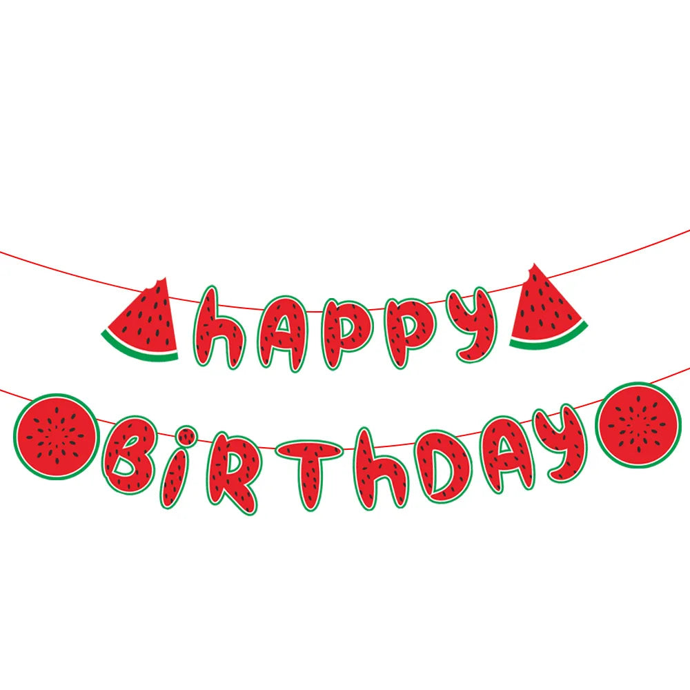 Watermelon Cupcake Toppers – One In A Melon 1st Birthday Cupcake Toppers Babs banner