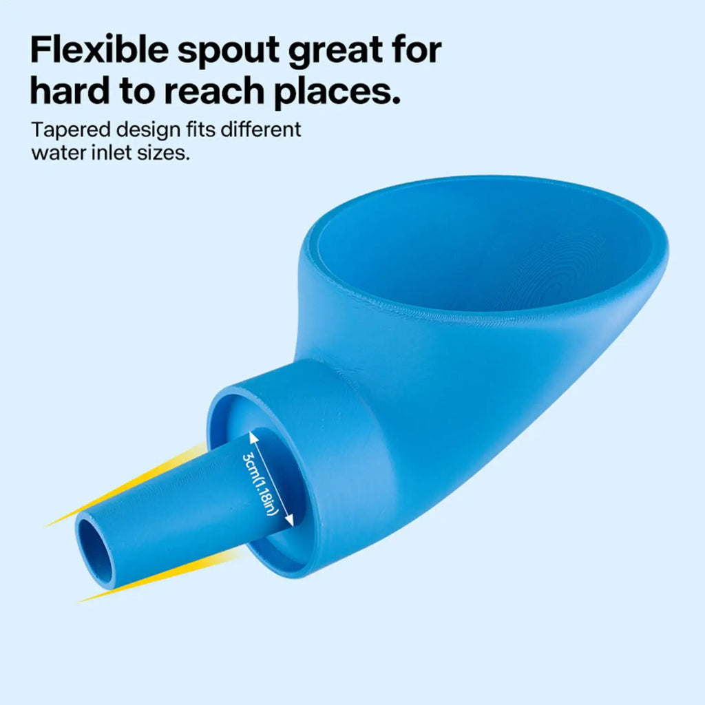RV Water Filler Funnel – Splash-Free Camper Tank Refill Tool RV Water Funnel Babs