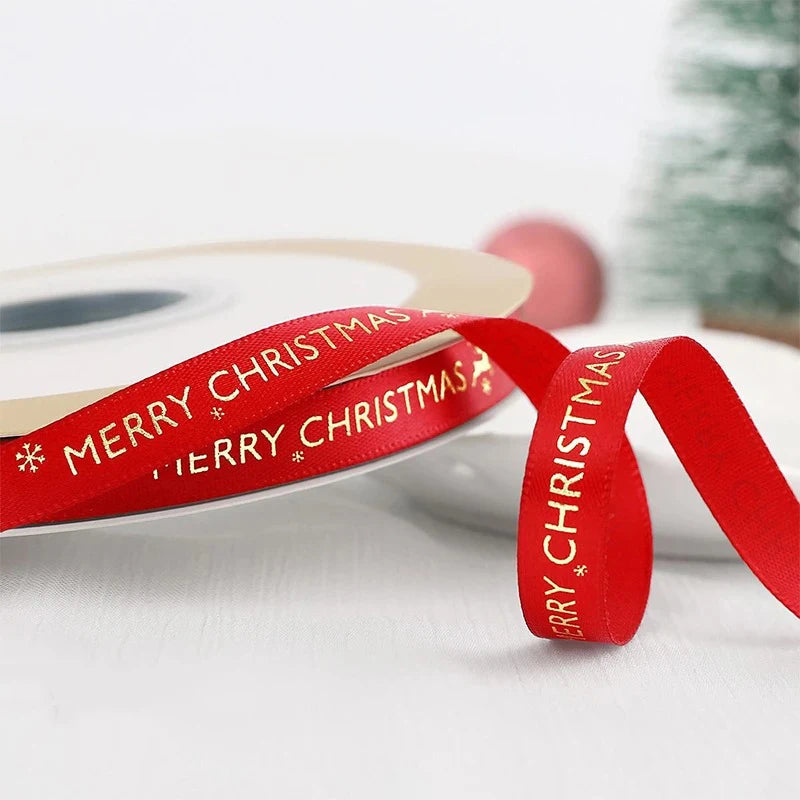 5m Christmas Ribbon – Gift Wrap, Tree & Holiday Décor Christmas Craft Ribbon Babs 1cm-11 5M