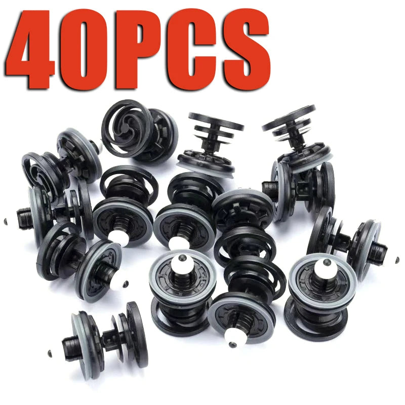 40pcs Door Panel Trim Clips OEM 7L6868243 – Audi VW T5 Interior Trim Clips Babs