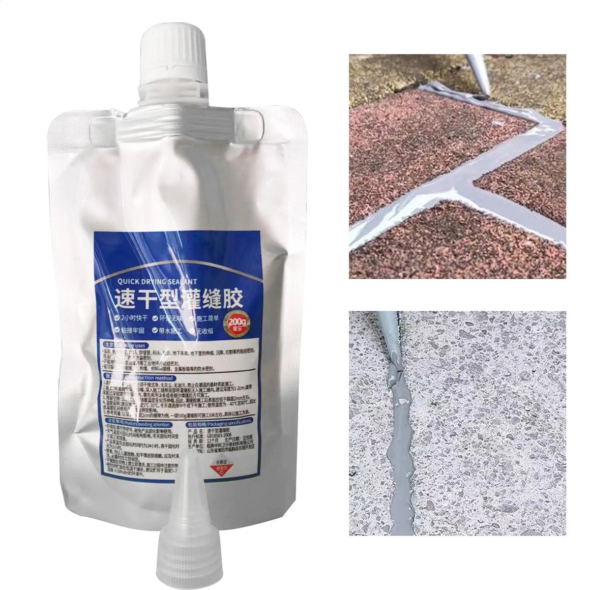 Roof Repair Sealant – Waterproof Concrete Crack Filler Caulk Roof Repair Sealant Babs