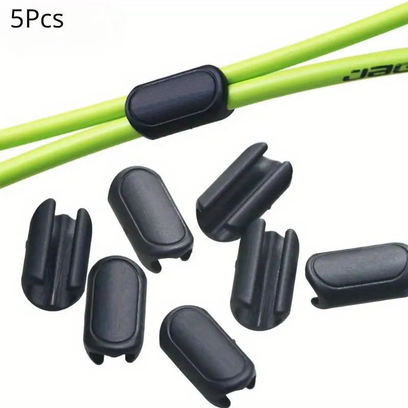 5pcs Bike Disc Brake Cable Guide Hose Frame Fixture Clips Bike Cable Guide Clips Babs