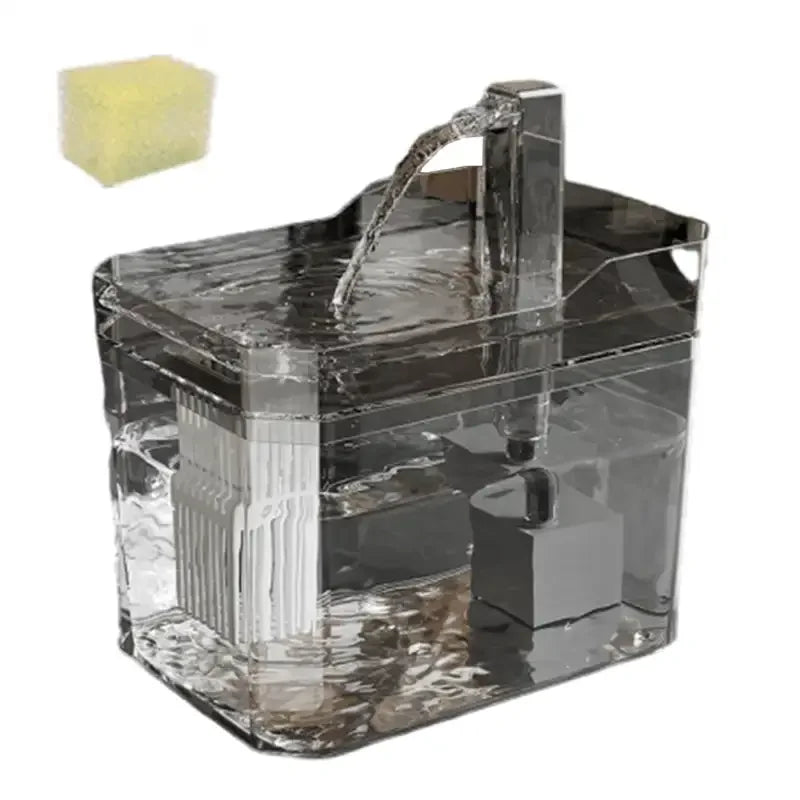 Cat Water Fountain – Auto Filter, Anti-Dry Pump Included Cat Water Fountain Babs Grey 1pc 1.5L