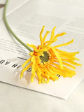 Artificial Silk Chrysanthemum Flowers for Wedding & Home Decor Artificial Silk Flowers Babs Gold 1 pc