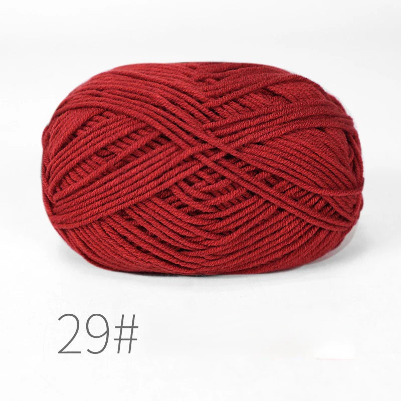 10 Balls 500g Soft Milk Cotton Yarn for Knitting & Crochet