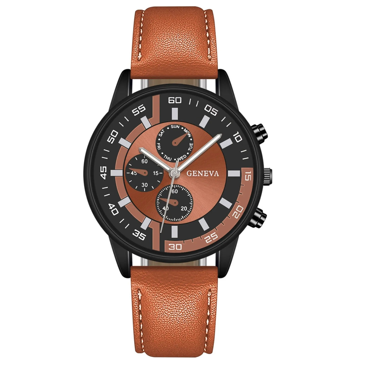 ISHOWTIENDA Men's Quartz Watch – Roman Numeral Auto Date Men's Quartz Watch Babs