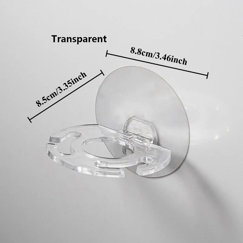 2-Pack Wall Mount Toothbrush & Toothpaste Holder – Self-Adhesive Toothbrush Holder Babs