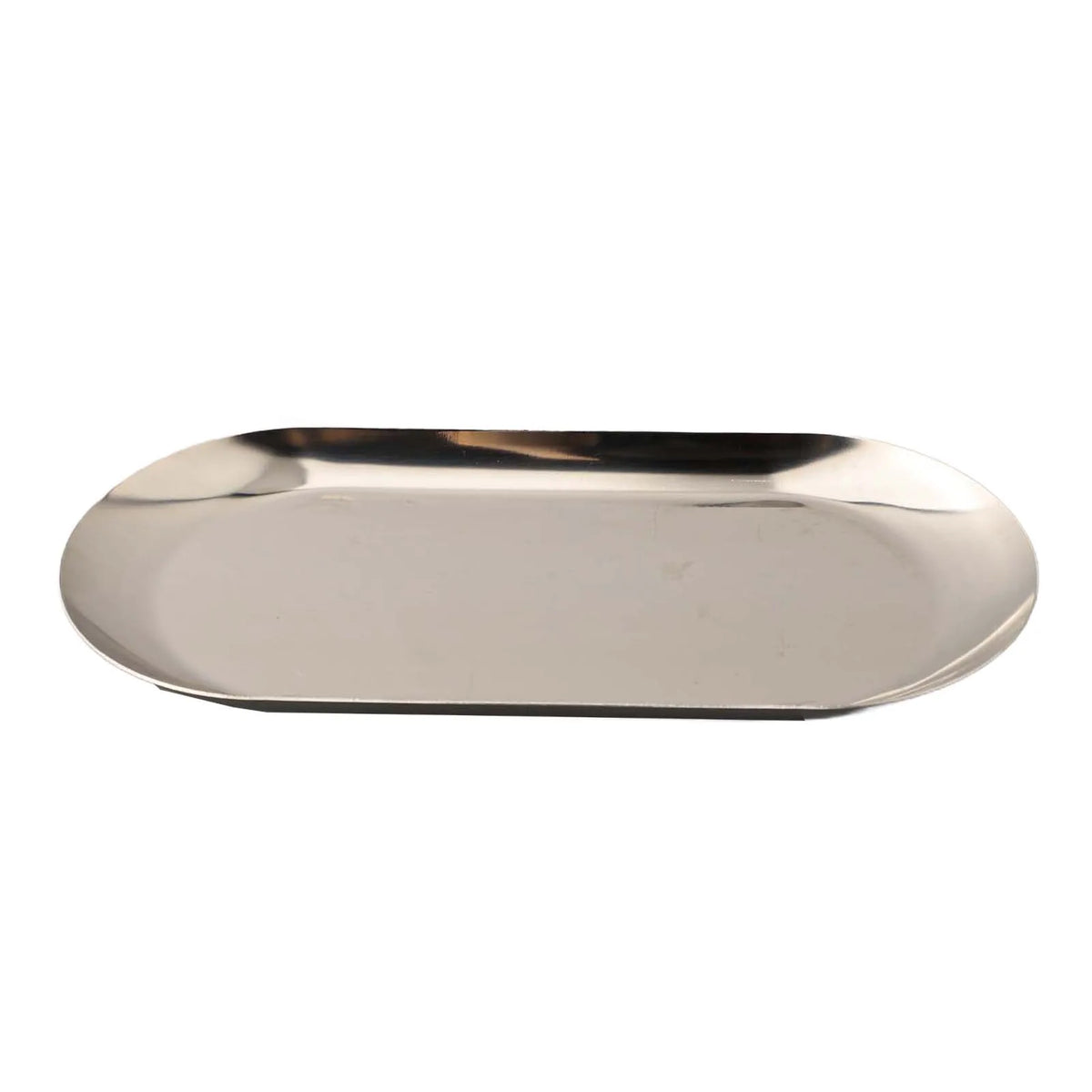 Stainless Steel Oval Tray – Jewelry, Cosmetics & Home Organizer Oval Serving Tray Babs 18cm