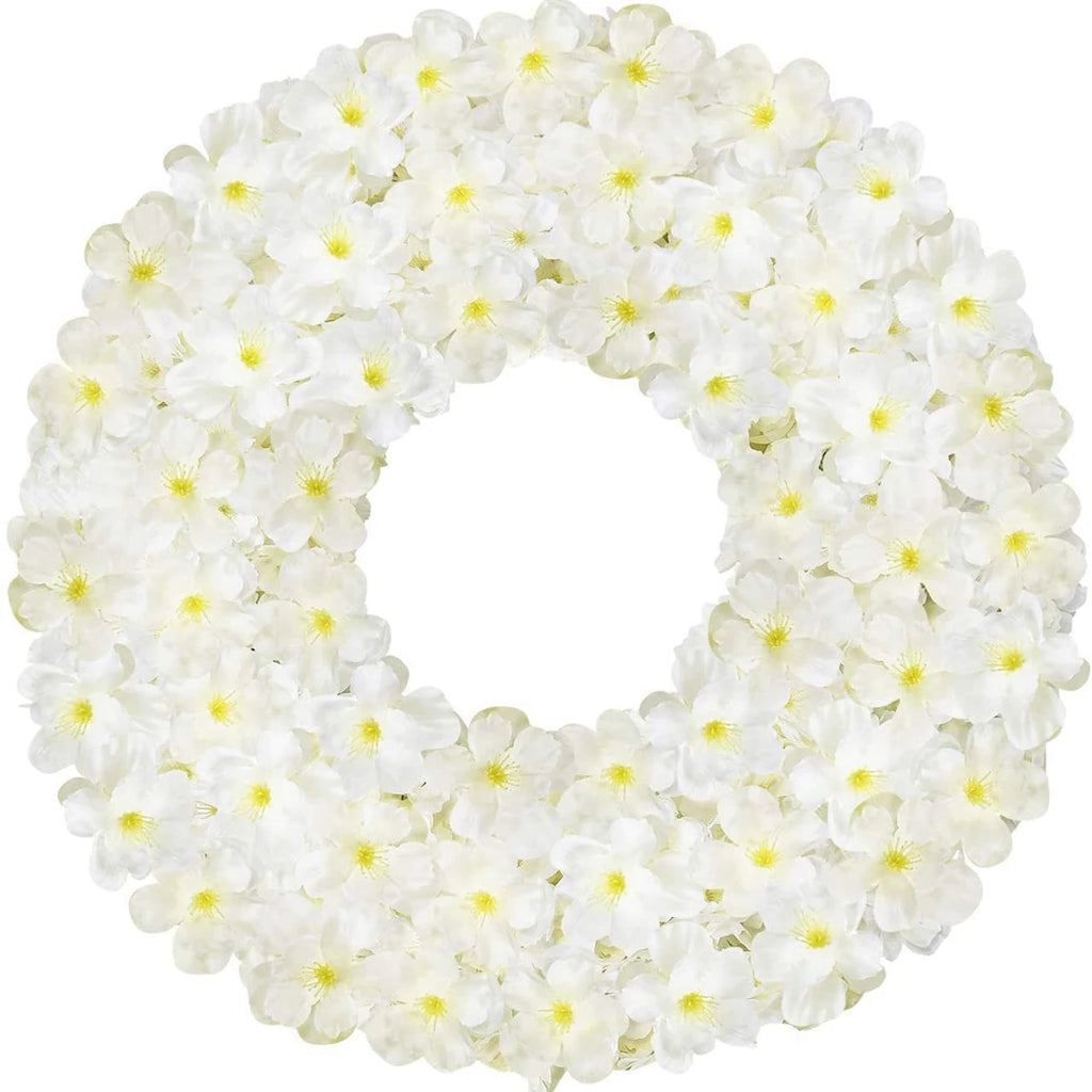 180CM Artificial Sakura Silk Vine – Wedding & Home Décor Artificial Flower Vine Babs WHITE 1 PC