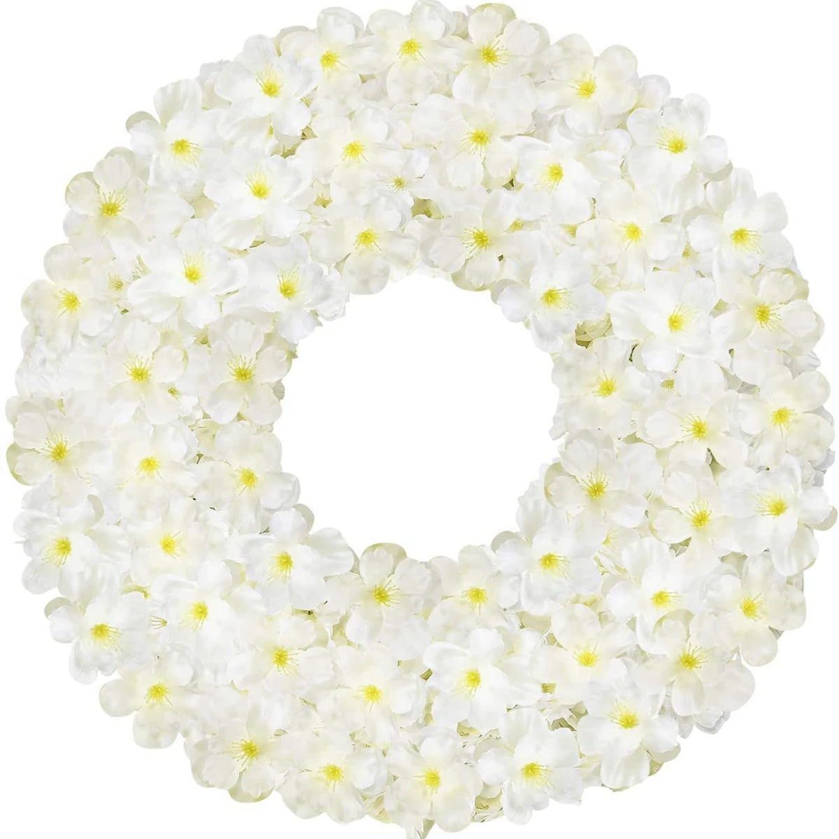 180CM Artificial Sakura Silk Vine – Wedding & Home Décor Artificial Flower Vine Babs WHITE 1 PC