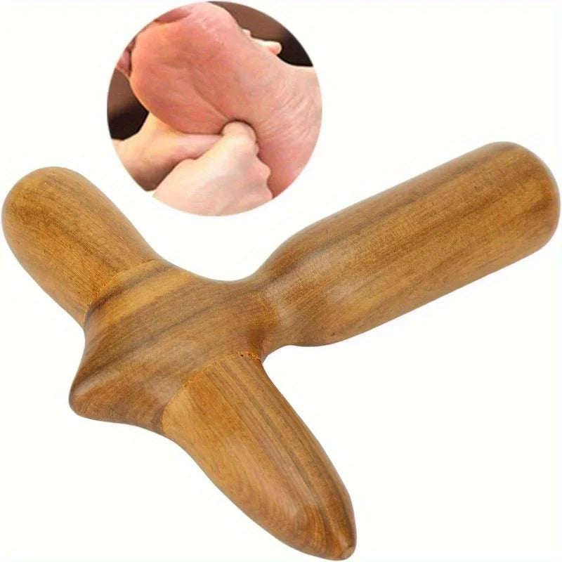 Wooden Foot Massage Stick – Ergonomic Reflexology Tool Foot Massage Tool Babs