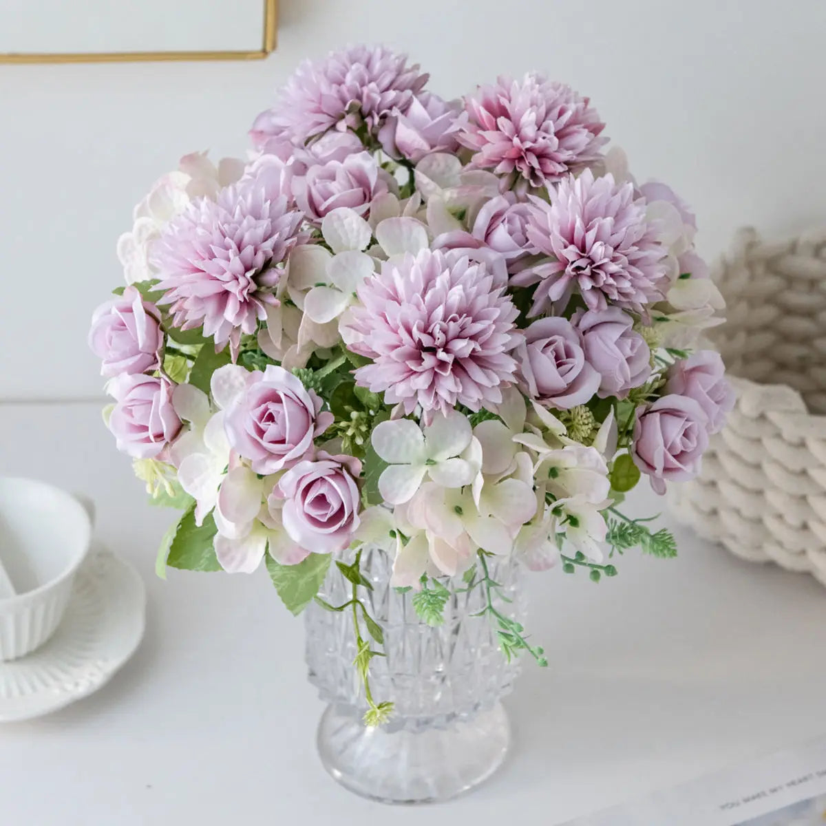 Artificial Silk Rose Flowers – Wedding & Home Décor Bouquet Artificial Silk Flowers Babs