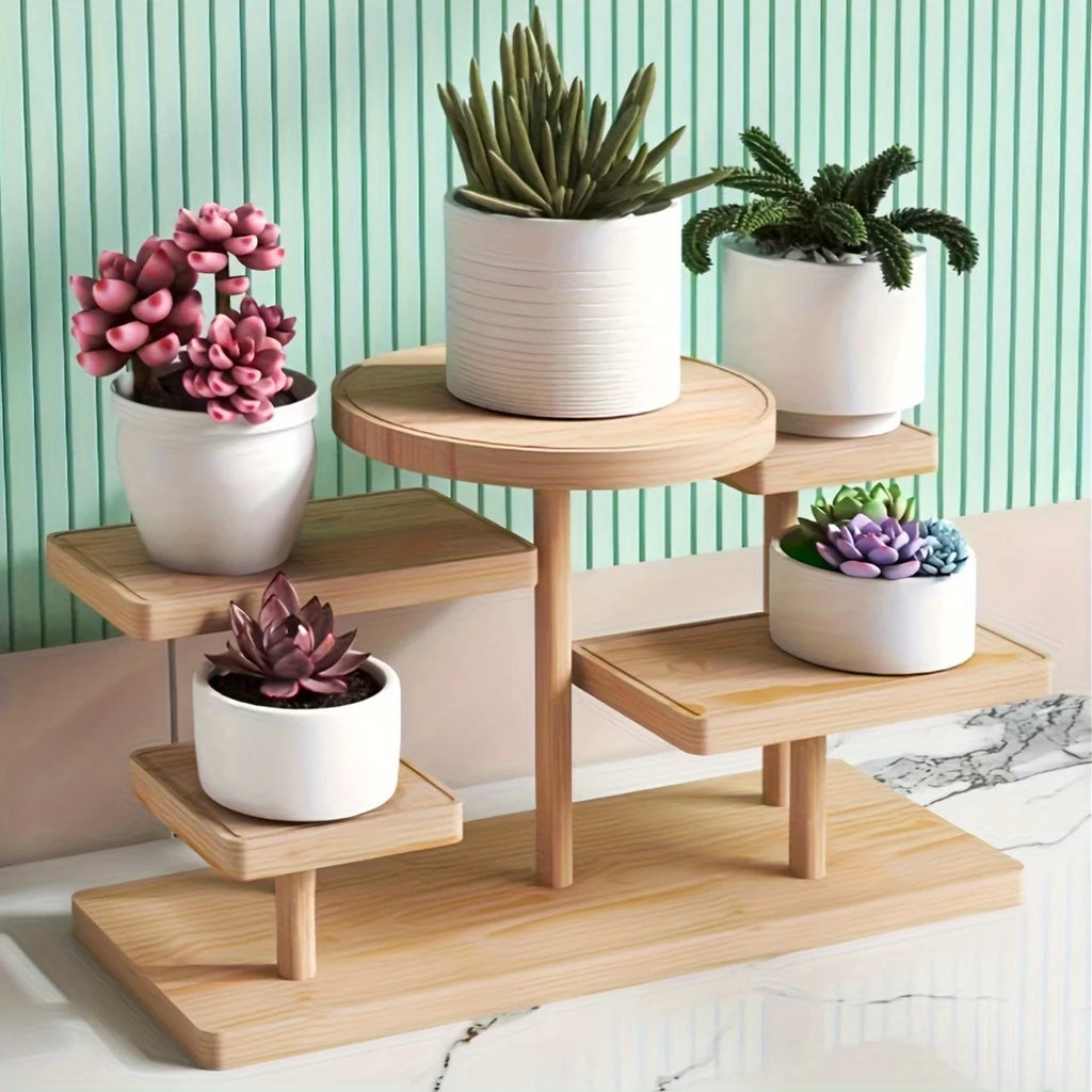 Wooden Tiered Display Stand – Cupcake, Perfume & Spice Rack Tiered Display Stand Babs