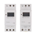 7-Day Programmable Digital Timer Switch DIN Rail 110-220V 16A Digital Timer Switch Babs 1NO1NC 110-220V