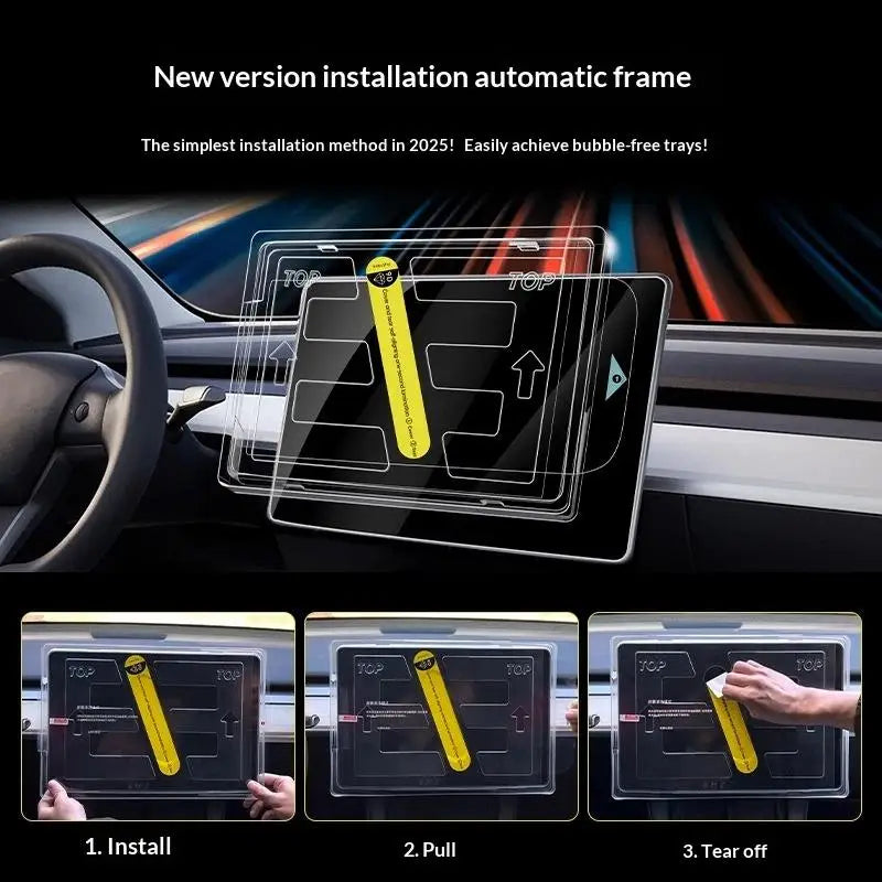 HD Tempered Glass Screen Protector – Tesla Model Y 2026 Juniper Car Screen Protector Babs Default Title