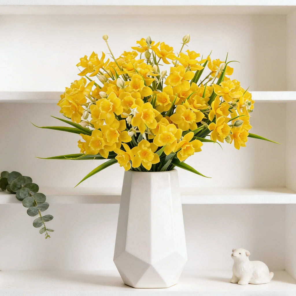 Artificial Narcissus Silk Flowers – Wedding & Home Décor Artificial Silk Flowers Babs