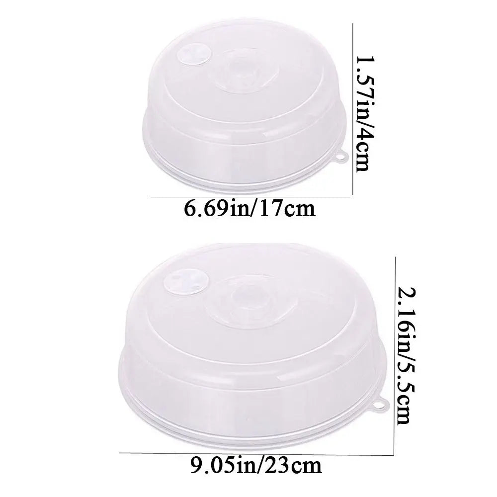 Transparent Stackable Anti-Splatter Food Cover Lid with Steam Vents Food Cover Lid Babs