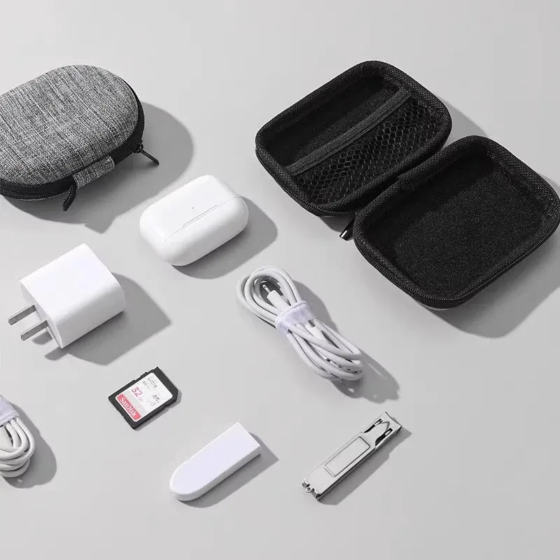 EVA Electronics Organizer Case – Cable & Power Bank Storage Pouch Electronics Organizer Case Babs