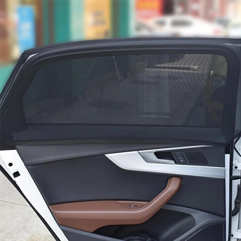 Car Sunshade Mosquito Net Curtain – Breathable Window Mesh Car Window Sunshade Babs