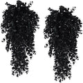 6pcs Artificial Eucalyptus Hanging Vines – Faux Greenery Decor Artificial Hanging Vines Babs black 6PCS