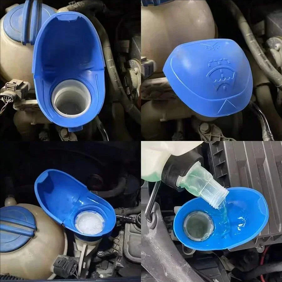 Universal Washer Fluid Reservoir Cap & Funnel | VW Audi SEAT Washer Reservoir Cap Babs
