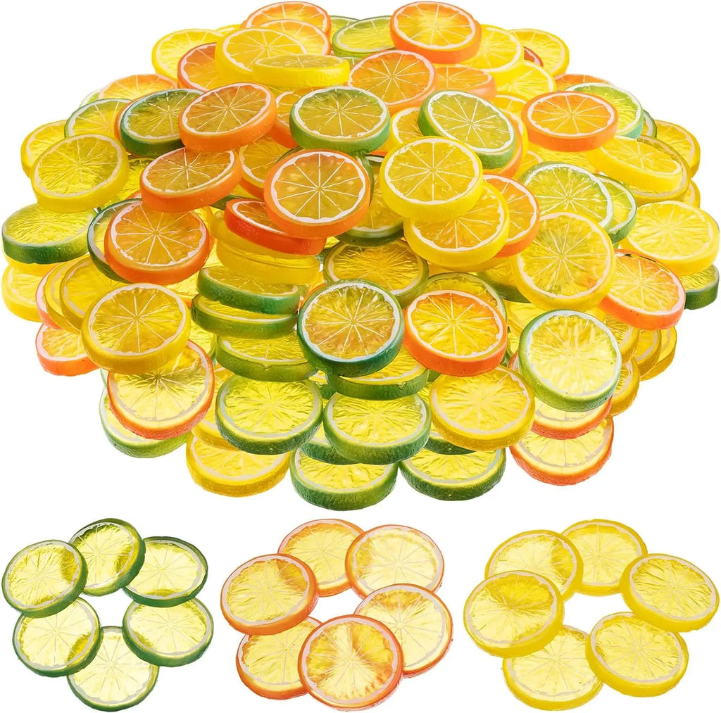 20/50pcs Artificial Plastic Lemons – Fake Fruit Home Decor Artificial Fruit Decor Babs