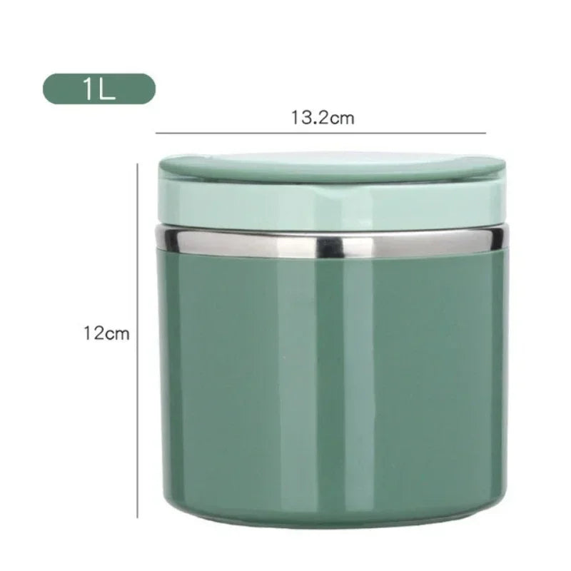 Insulated Stainless Steel Thermal Food Jar 630ml & 1000ml Thermal Food Jar Babs
