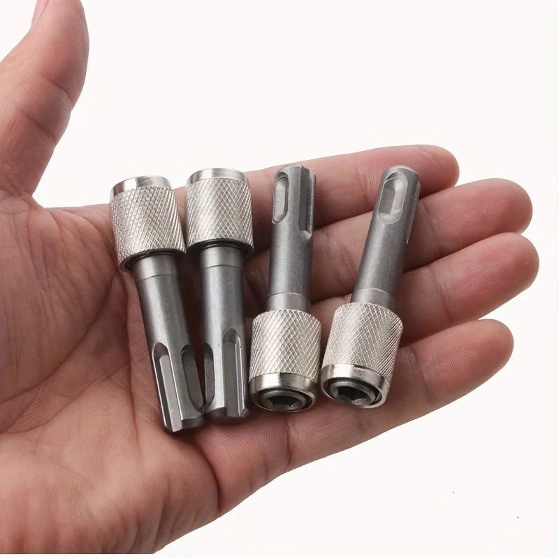 SDS to Hex Shank Drill Bit Holders 4pcs Quick Release Adapter Drill Bit Holder Babs 4pcs