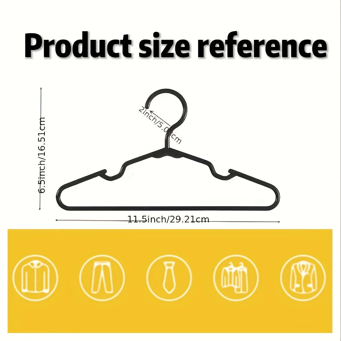 Non-Slip Kids Plastic Hangers 10/20 Pack – Infant & Child Kids Clothes Hangers Babs