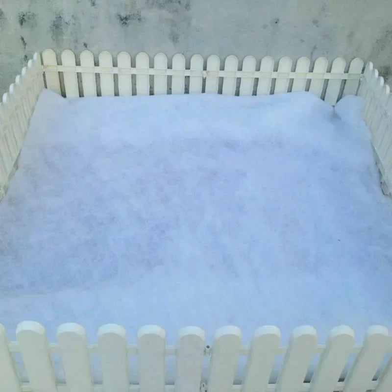 Christmas Artificial Snow Blanket – Fluffy Fake Snow Décor Mat Christmas Snow Blanket Babs