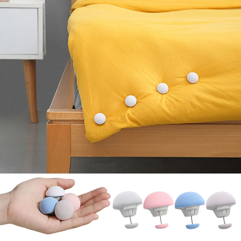 Mushroom Quilt Clips Non-Slip Blanket Fastener Holder 4/8/16pcs Bedding Clip Holder Babs