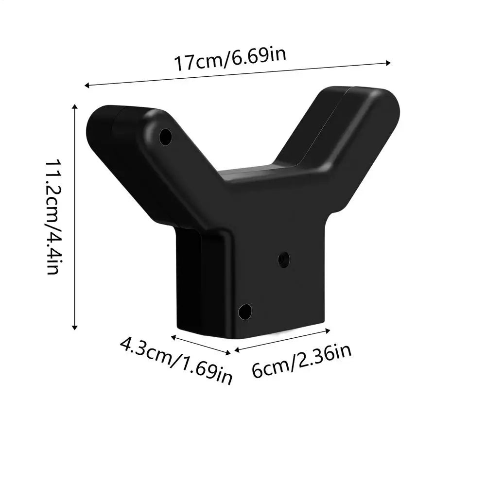 Heavy Duty U-Shape Tree Branch Support Brace | Garden & Orchard Tree Branch Support Babs Black