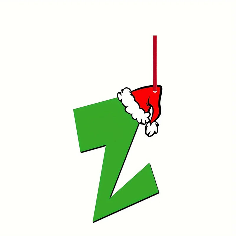 26 Letter Christmas Tree Ornaments – DIY Holiday Décor Set