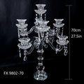 Crystal Candlestick Holder – Elegant Luxury Wedding Decor Crystal Candle Holder Babs FX9802-70CM