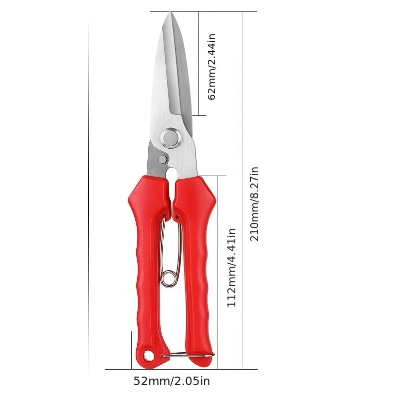 Heavy-Duty Iron Sheet Cutter – Curved Stainless Steel Blade Sheet Metal Cutter Babs Style B