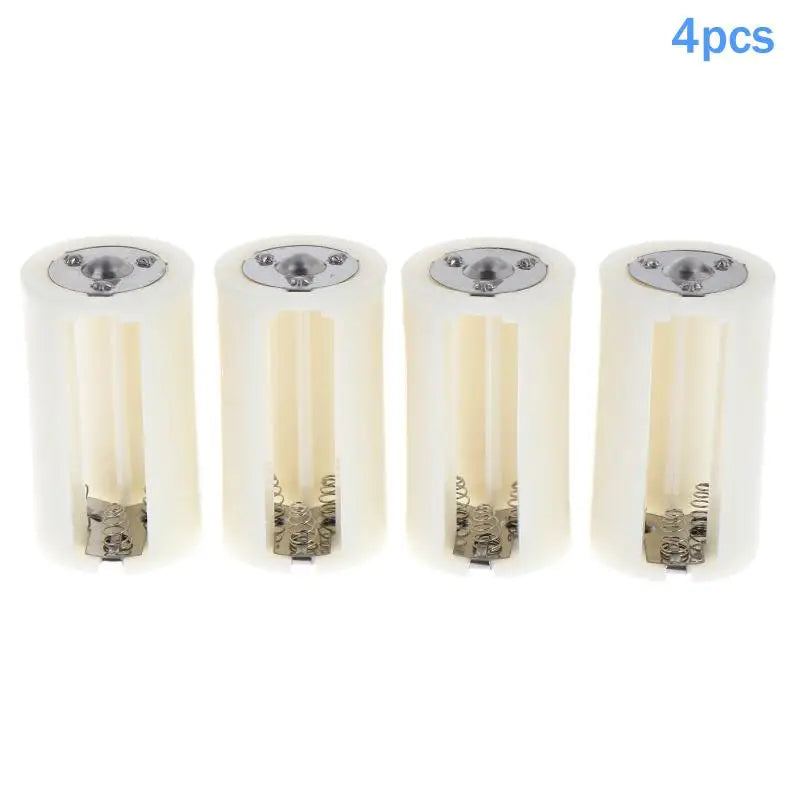 4-Pack AA to D Battery Adapter Converter Cases | PP Holder Battery Adapter Converter Babs Default Title