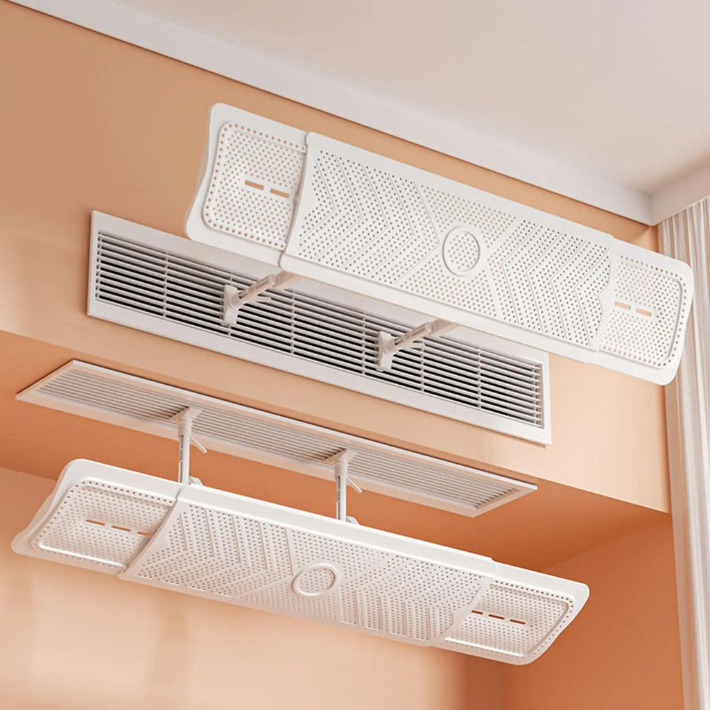 Adjustable AC Vent Deflector Wind Shield – No-Drill Baffle AC Vent Deflector Babs