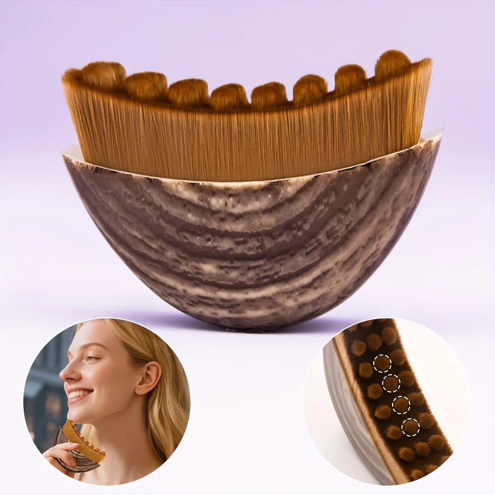 Facial Contour Dry Brush – Jawline & Chin Shaping Tool Facial Contour Brush Babs