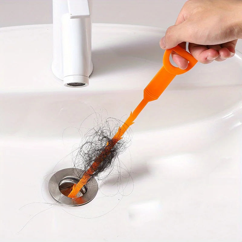 4-Pack Drain Unclogging Rods – Hair & Debris Remover Tool Drain Cleaning Tool Babs