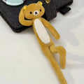 Cute Long Leg Bear Plush Keychain & Bag Charm – Soft Stuffed Doll Plush Keychain Charm Babs Bear 1pcs