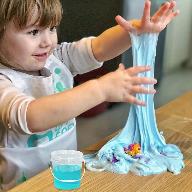 10-Pack Clear Slime Containers with Lids & Handles | DIY Slime Storage Containers Babs