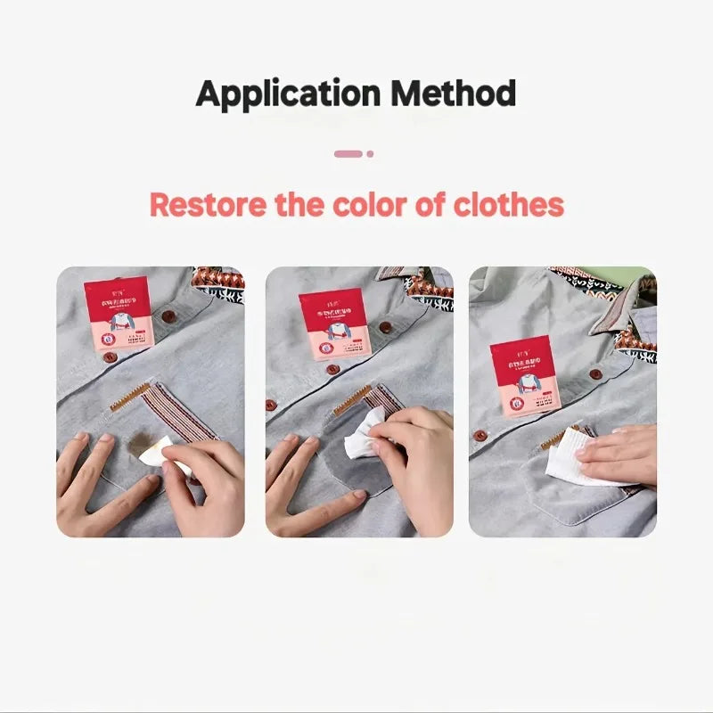 Portable No-Wash Stain Removal Wipes for Clothes & Shoes Stain Removal Wipes Babs