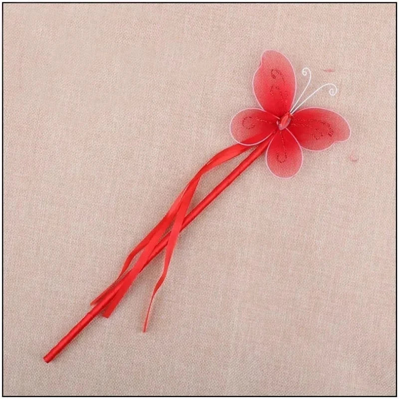 12pc Butterfly Fairy Wand Set – Princess Cosplay Party Props Fairy Cosplay Wands Babs