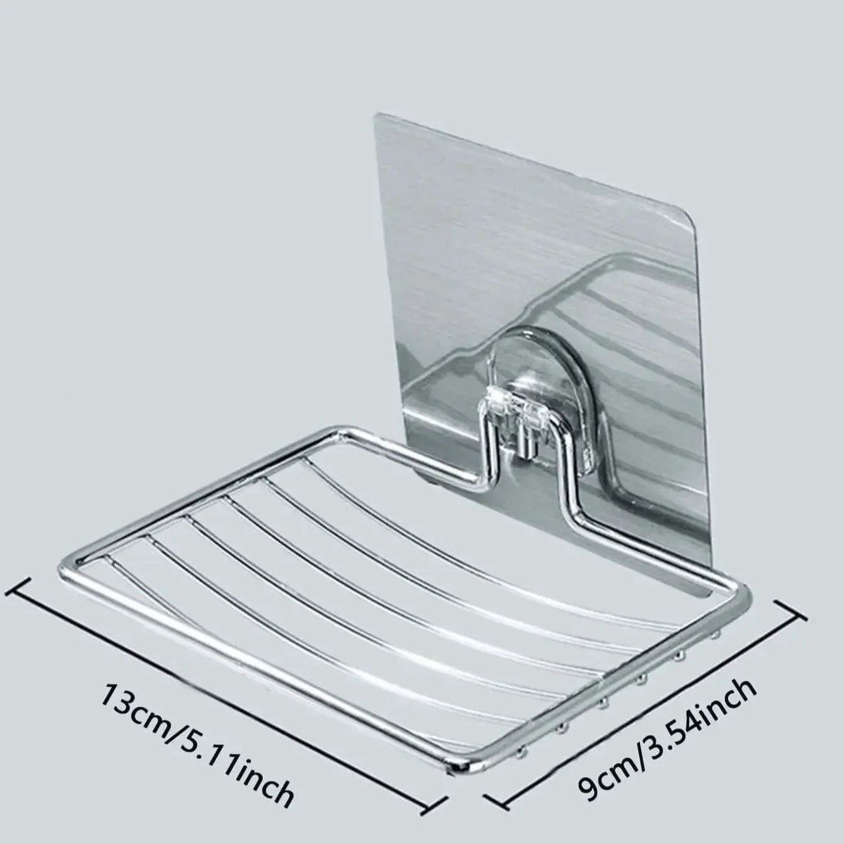 Wall Mounted Stainless Steel Soap Holder & Drainage Tray Soap Holder Babs