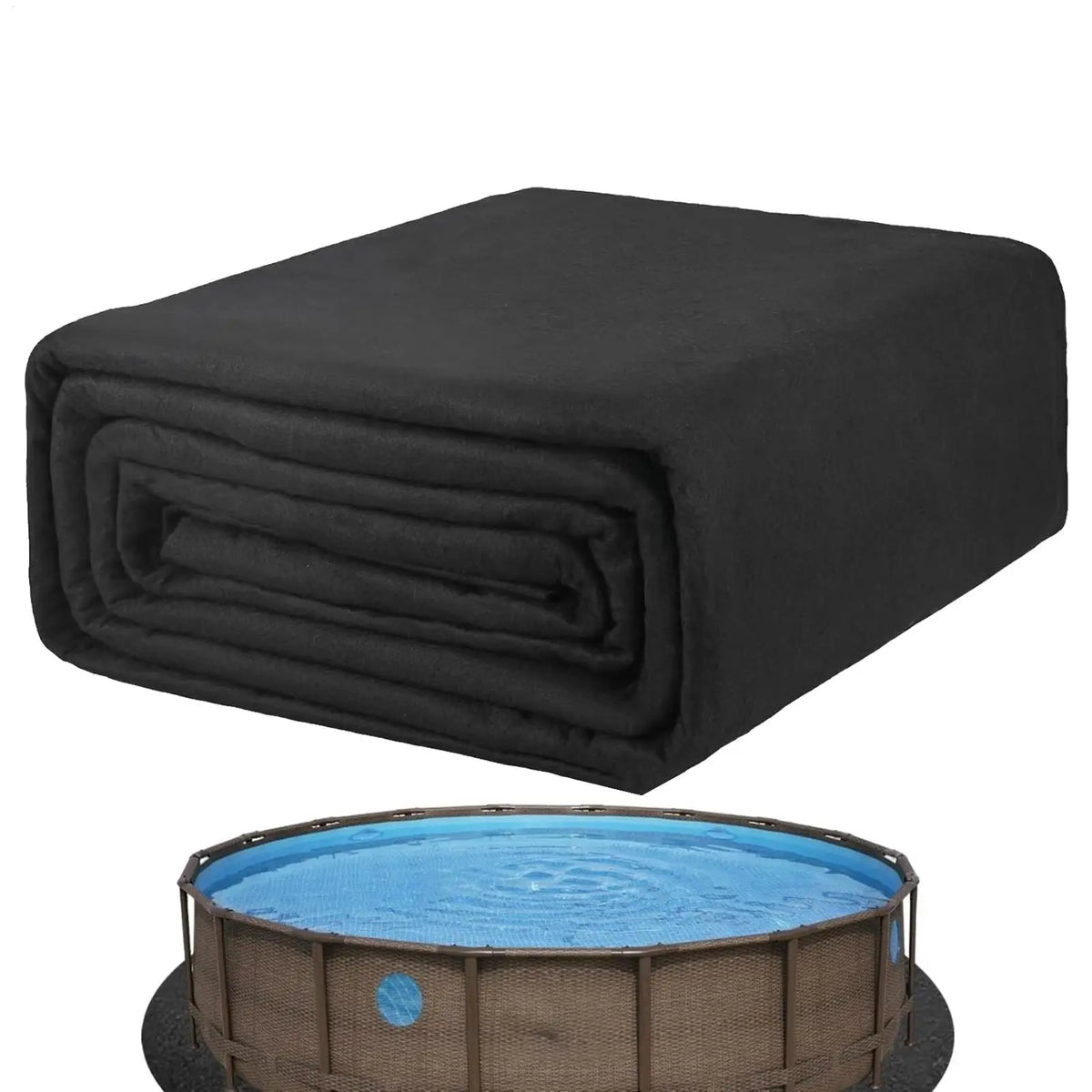 Round Pool Liner Pad for Above Ground Pools – Heavy Duty Pool Liner Pad Babs
